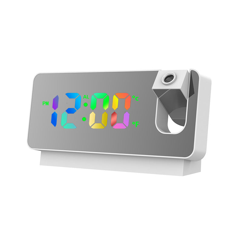 Smart Digital Projection Alarm Clock with 7-Inch LED Display