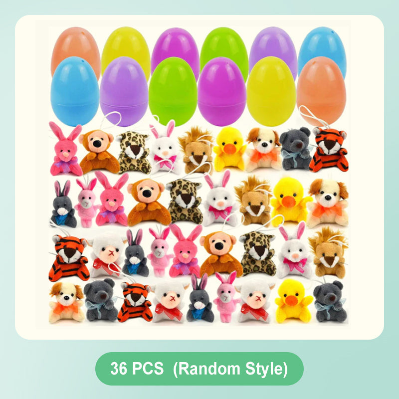 Prefilled Easter Eggs with Stuffed Animal Toys