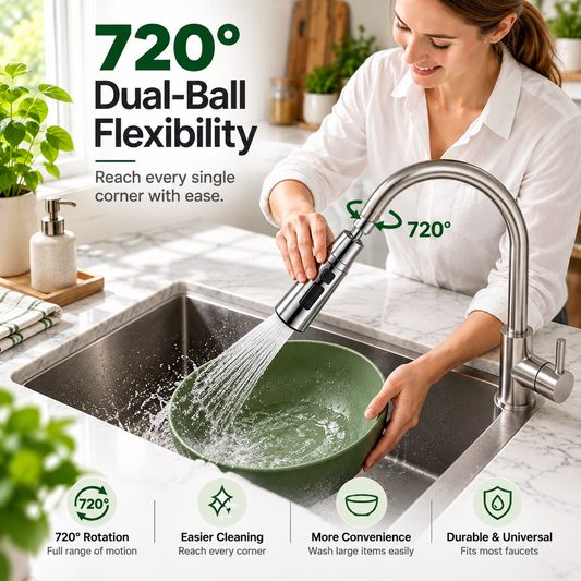 360° Waterfall Faucet Extender