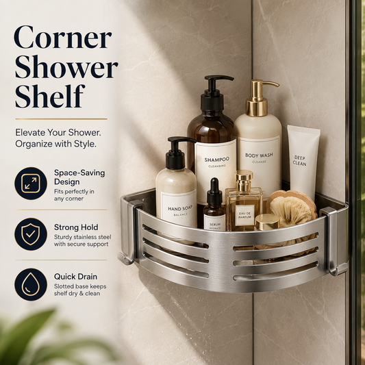 Corner Shower Shelf