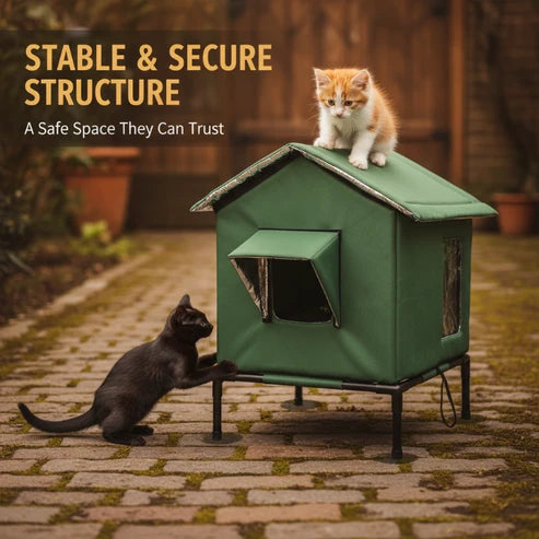Insulated Outdoor Cat House