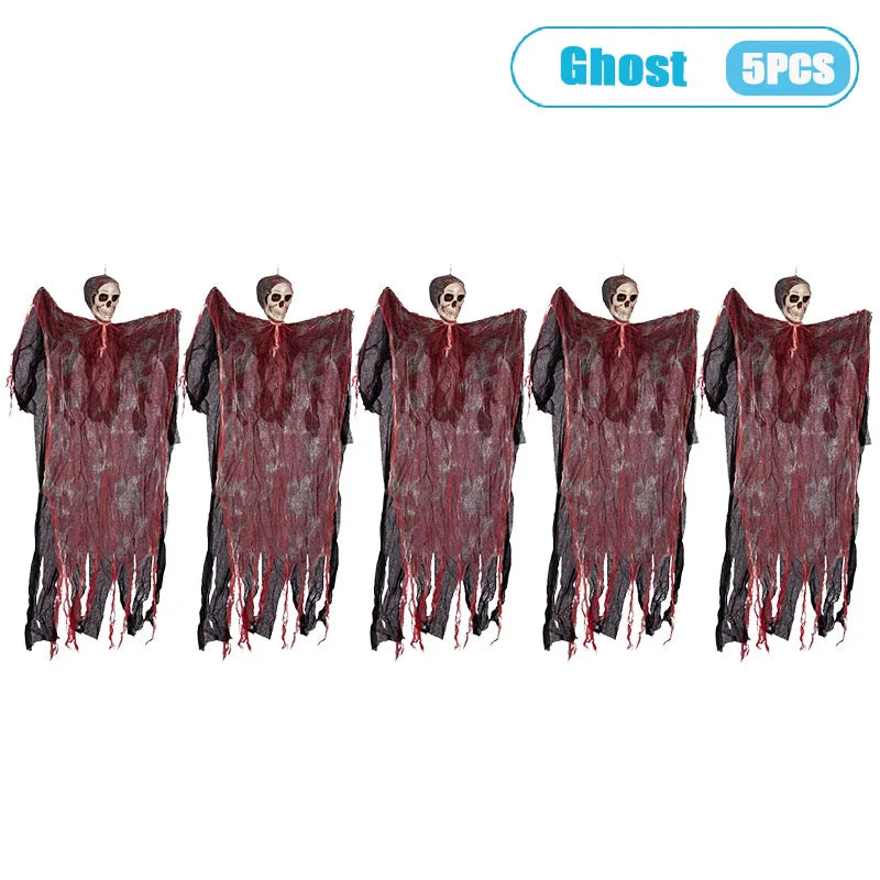 Hanging Skeleton Ghost Decorations