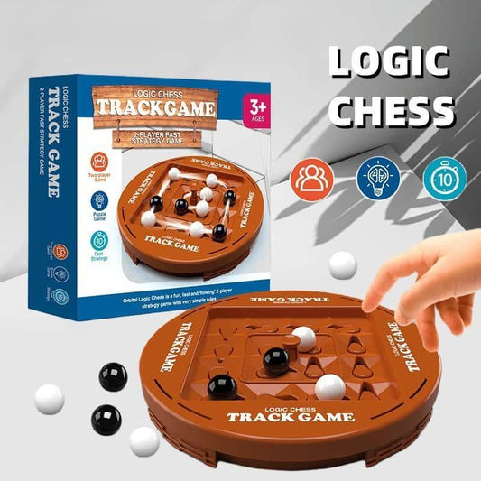 Logic Chess Track Game Set 4-Player Strategy Board Game