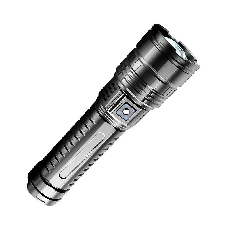 Multifunctional White Laser Telescopic Zoom Flashlight