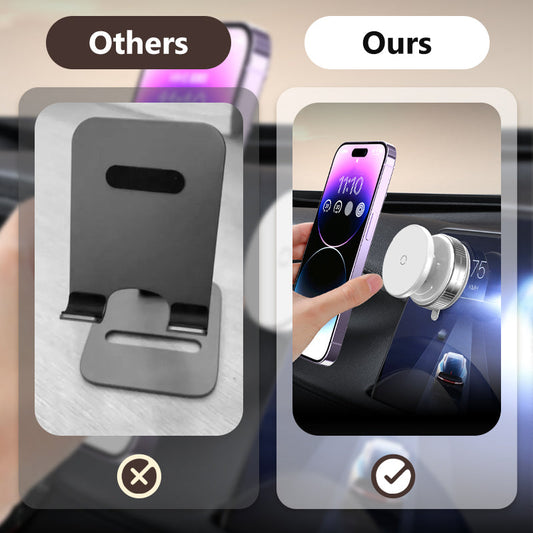 360° Rotating Vacuum Suction Magnetic Phone Holder