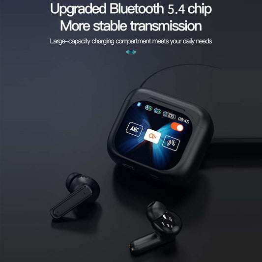 Touch-Sensitive Compact Earbuds with Noise Cancellation