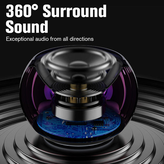 Mini Bluetooth Speaker with 360° Sound and 16-Hour Playtime