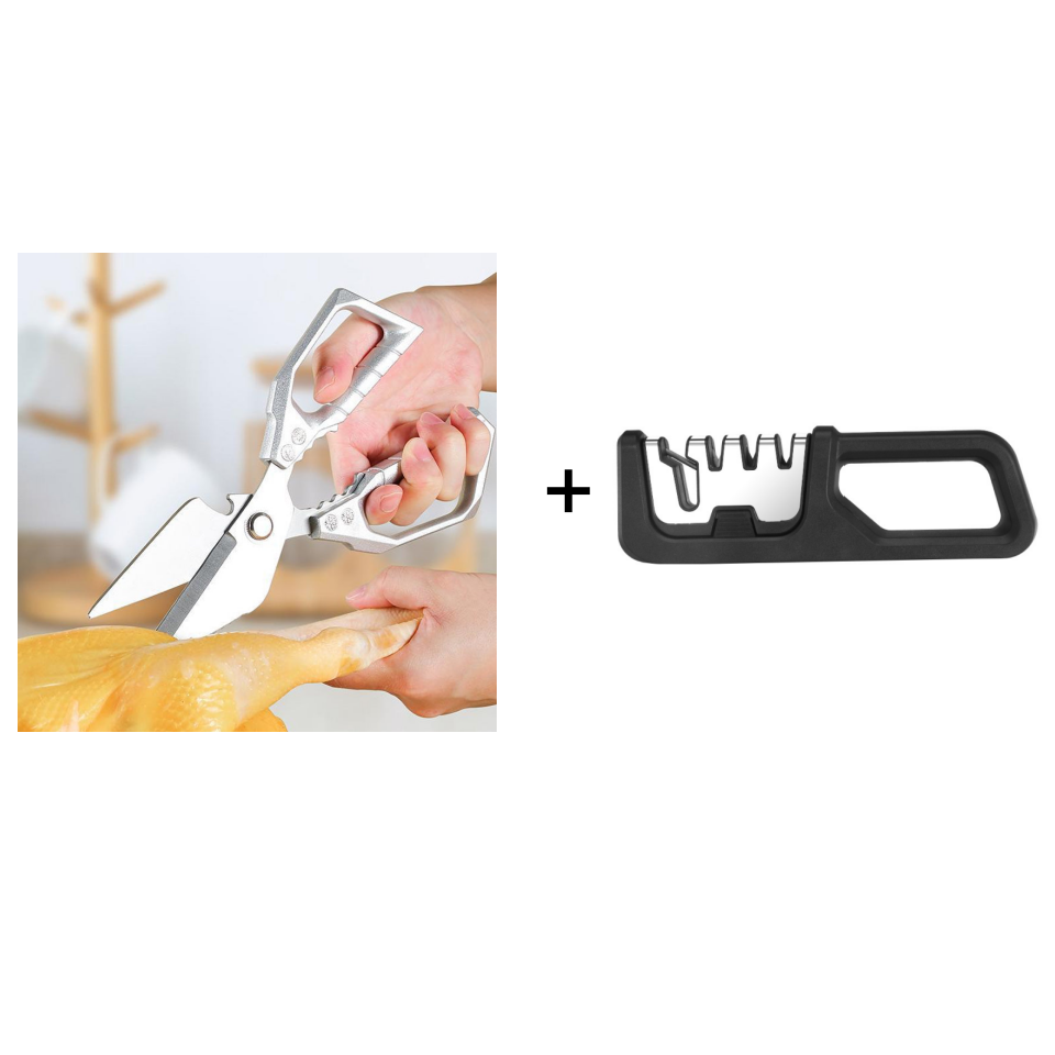 Heavy-Duty Stainless Steel Multi-Function Kitchen Shears