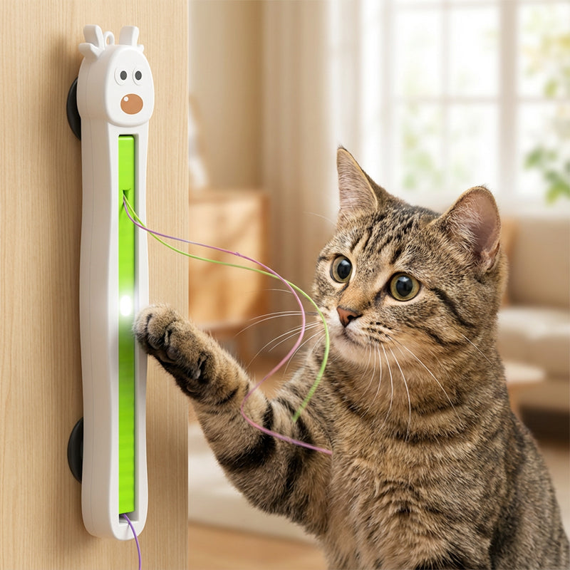 Mounted Automatic Moving Enrichment Cat Toy