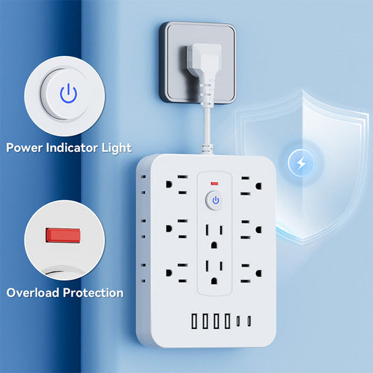 20-in-1 Power Strip with Overload Protection