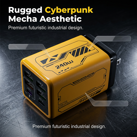 240W Turbo 6-Port Mecha Charging Station