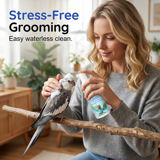 7-in-1 Waterless Dry Cleaning Foam for Parrots