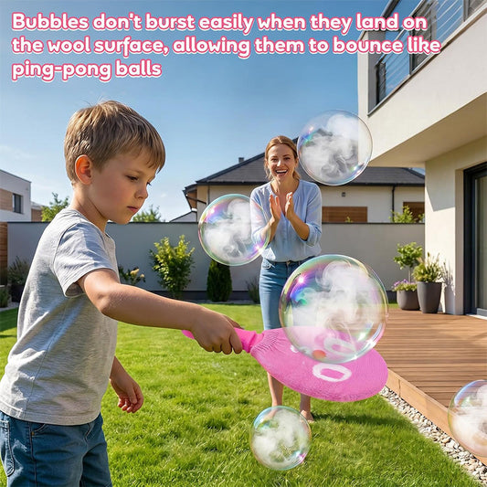 Interactive Smoke Bubble Paddle Game Set