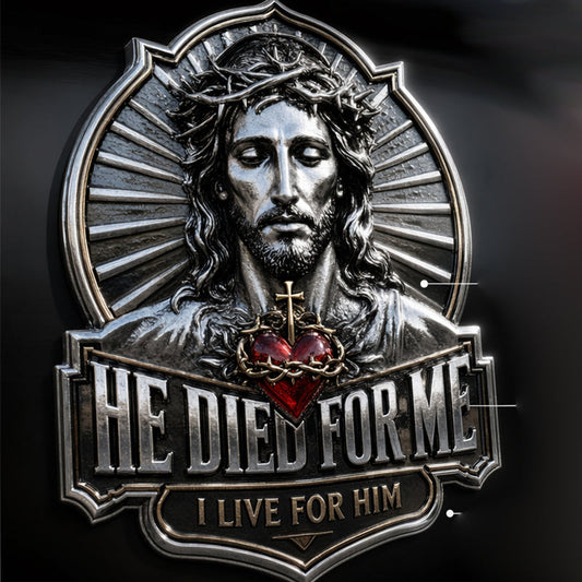 Faith Car Emblem 3D Jesus Christ Badge