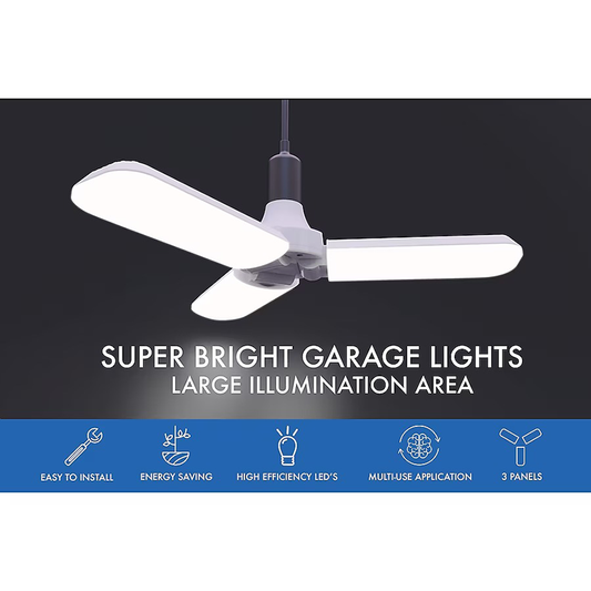 Foldable LED Garage Ceiling Light