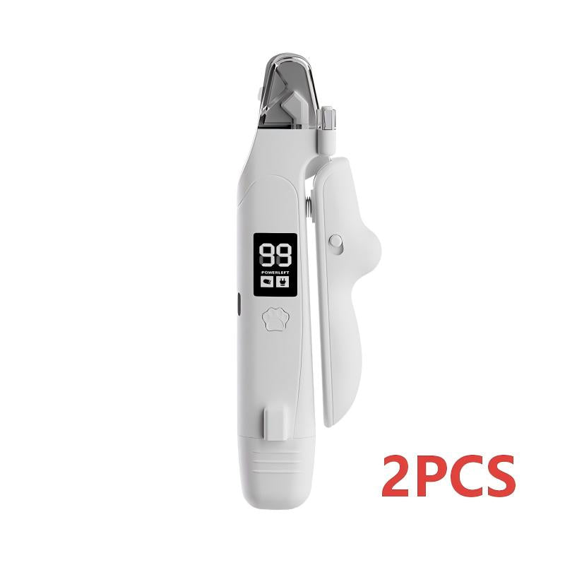 2-in-1 LED Pet Nail Clipper & Grinder with LCD Display