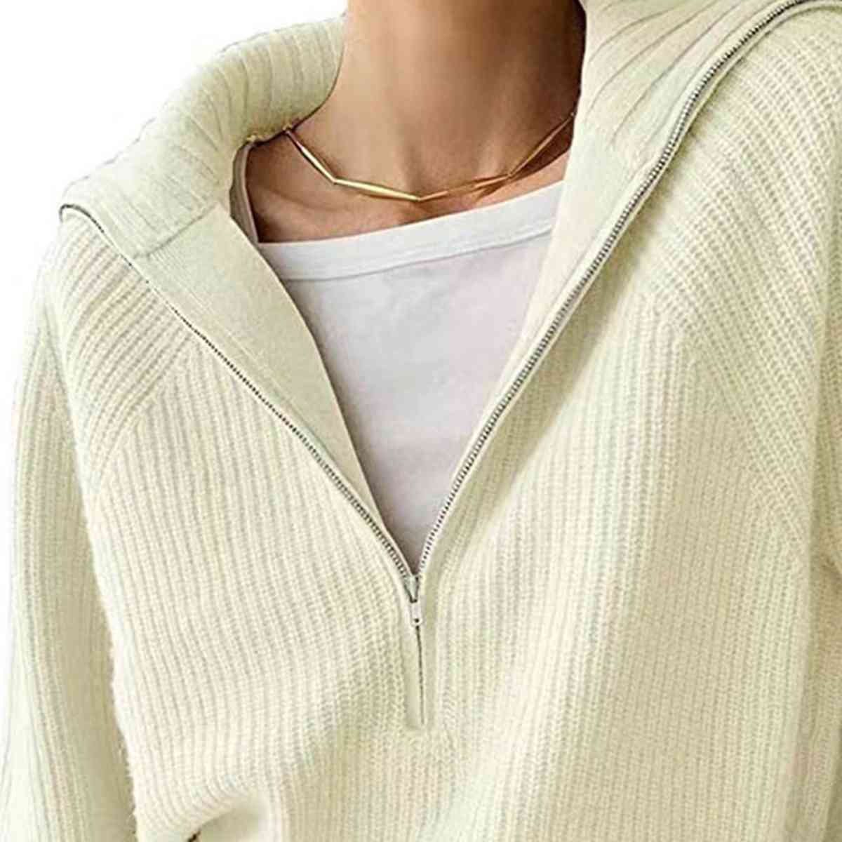 Ida 3/4 Zip Sweater