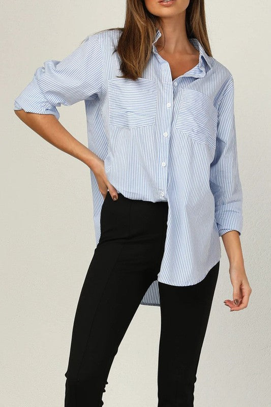 Classic Oversized Button Up