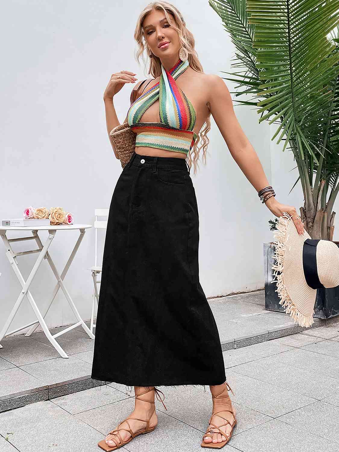 Leah Denim Skirt
