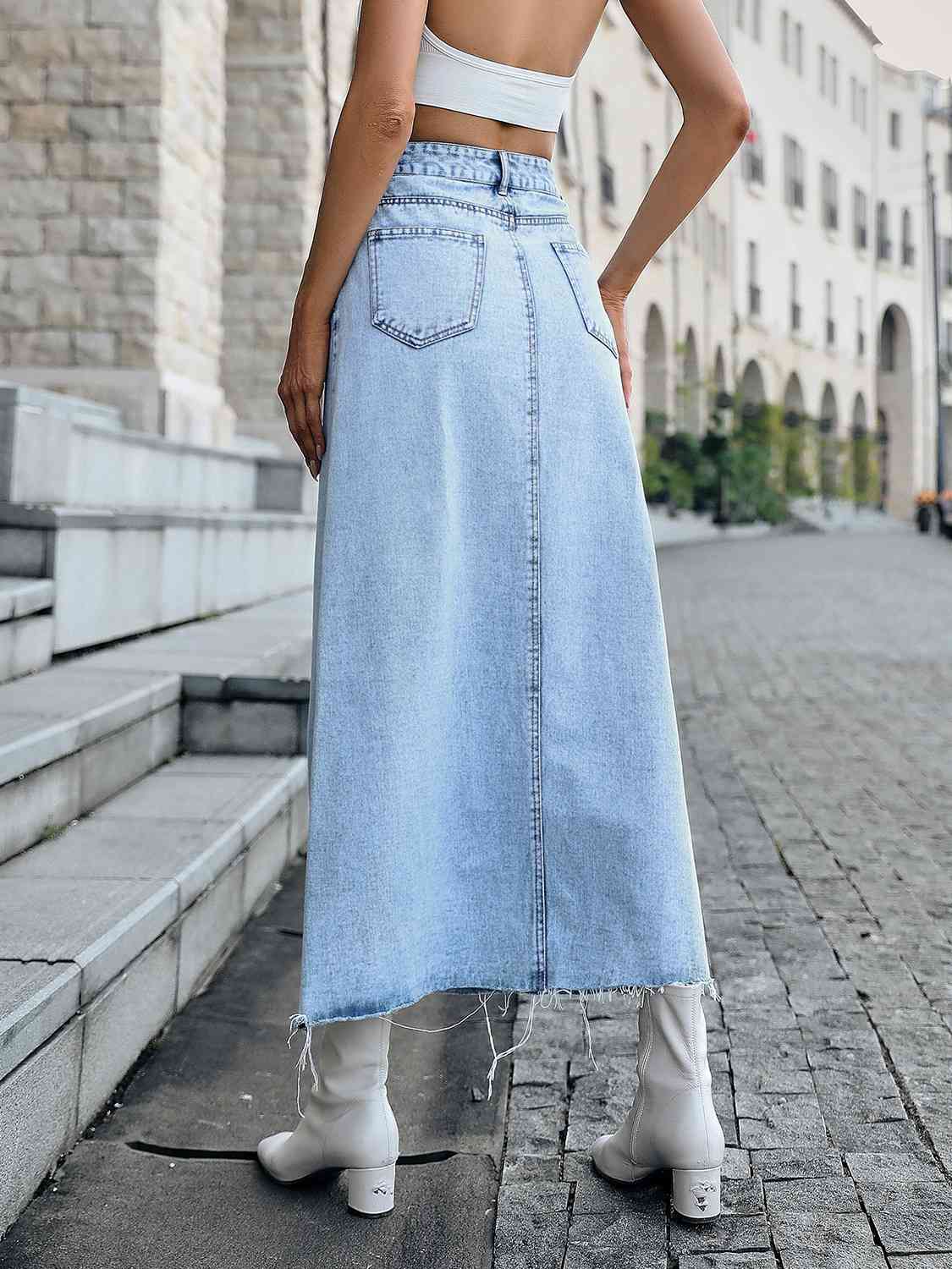 Leah Denim Skirt