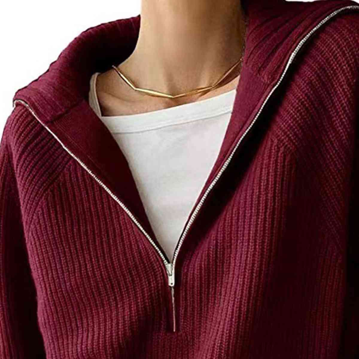 Ida 3/4 Zip Sweater
