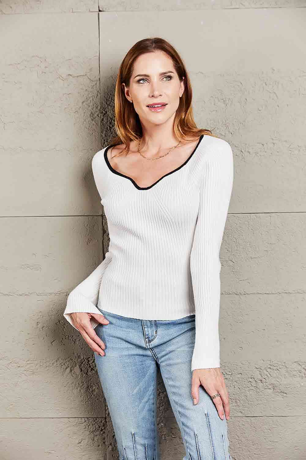 Mazie Sweetheart Neck Top