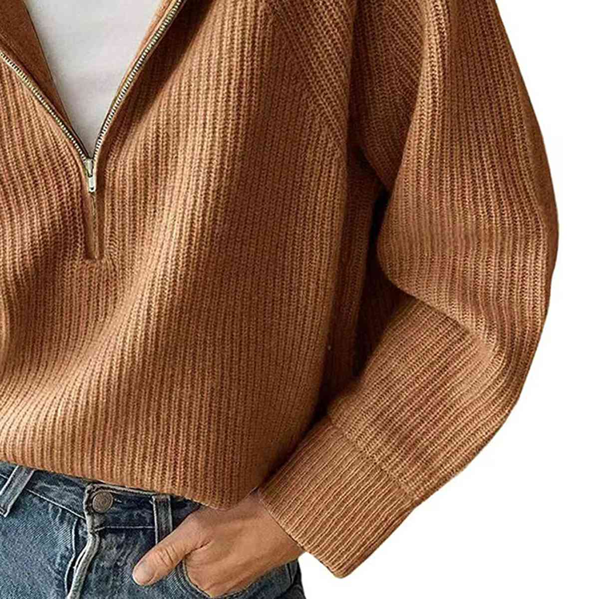 Ida 3/4 Zip Sweater