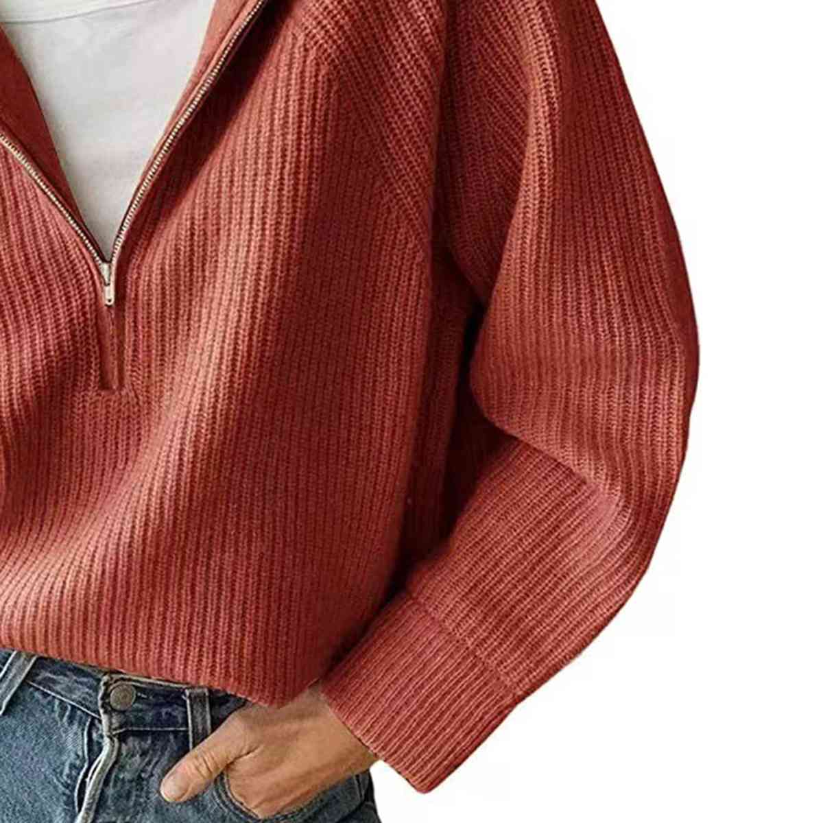Ida 3/4 Zip Sweater
