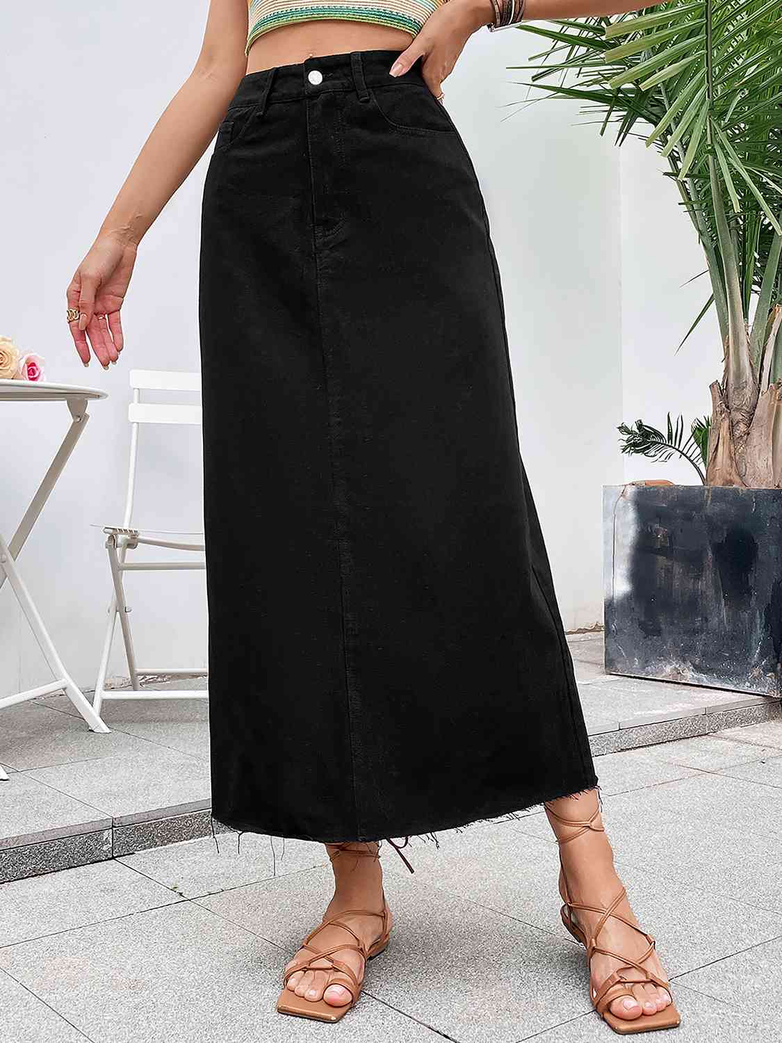 Leah Denim Skirt