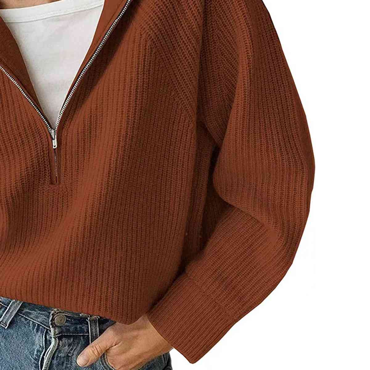 Ida 3/4 Zip Sweater