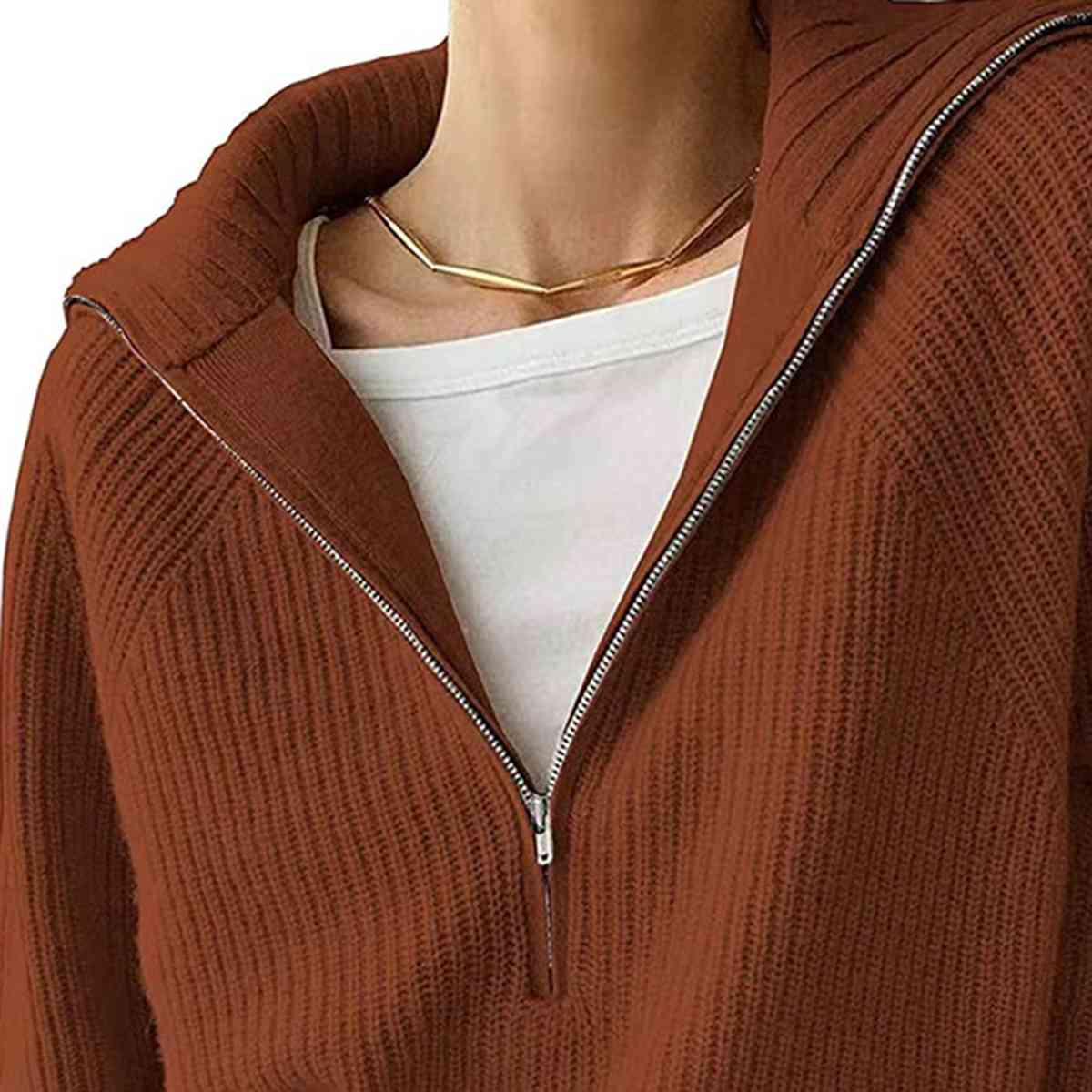 Ida 3/4 Zip Sweater