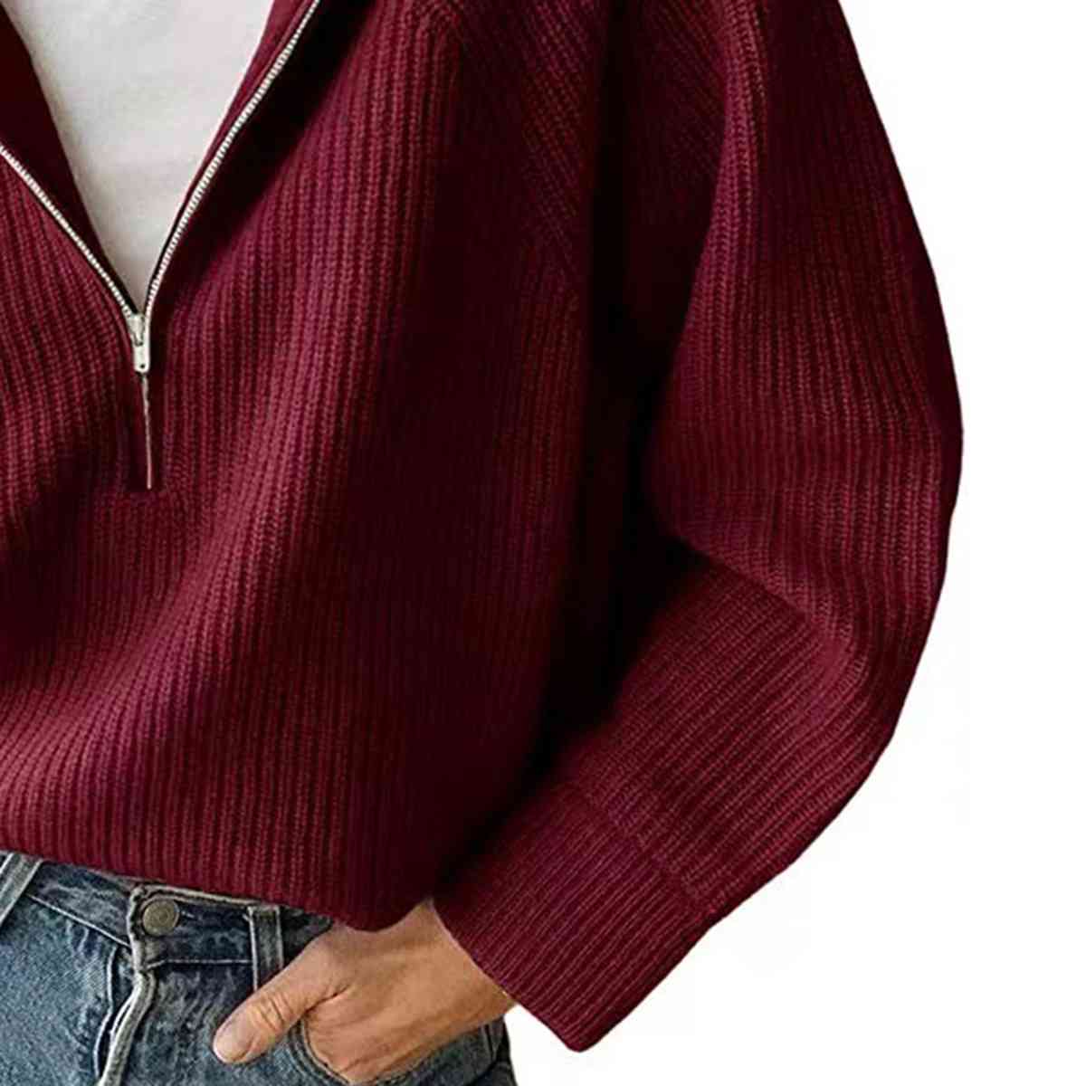 Ida 3/4 Zip Sweater