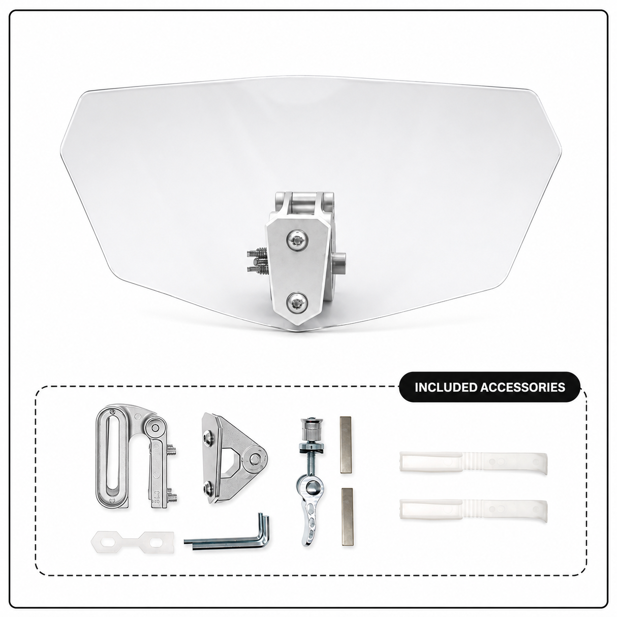 Adjustable Motorcycle Wind Deflector Spoiler