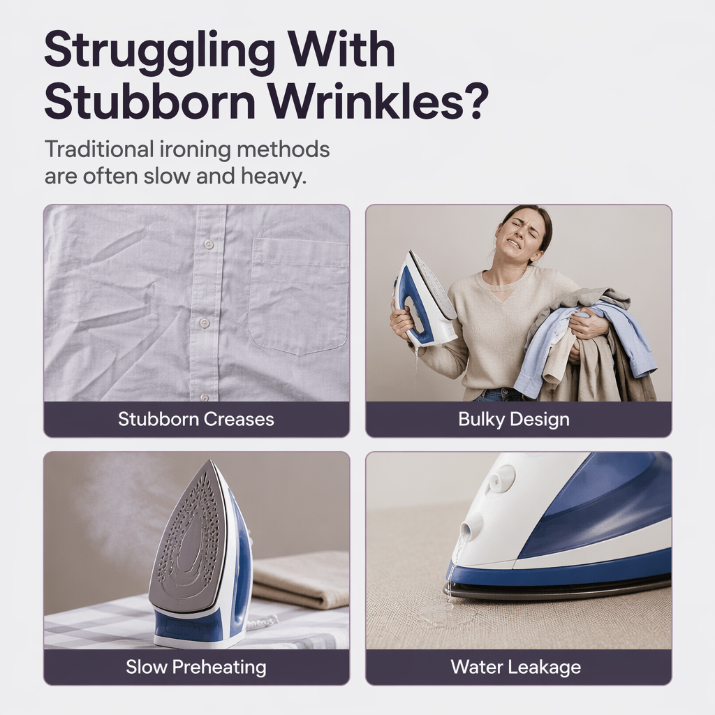 Portable Handheld Steam Iron for Travel