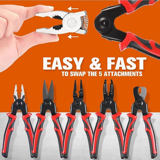 5-in-1 All Purpose Versatile Heavy Duty Tool Kit