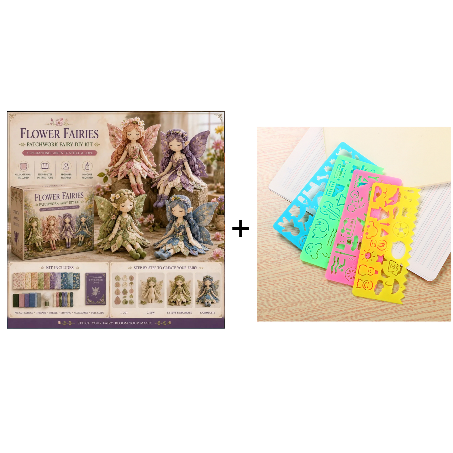 Fairy Patchwork DIY Sewing Craft Kit
