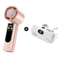 Handheld Portable Fan with Ice Cooler and Digital Display