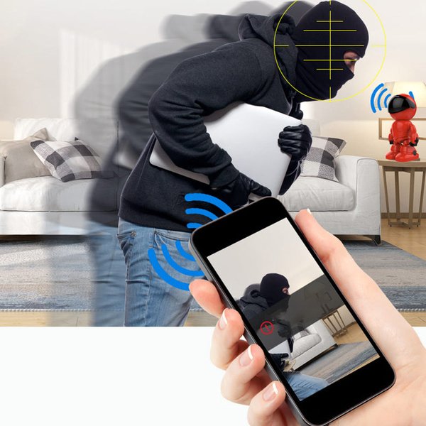 Wireless WiFi Security Camera 1080P HD Night Vision Motion Detection