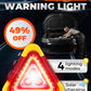 2-in-1 Solar Emergency Triangle Warning Light