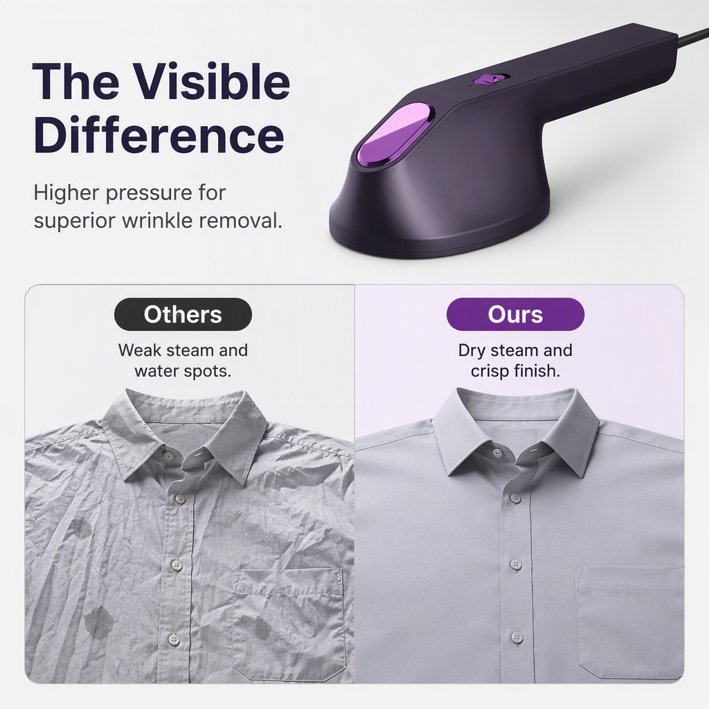 Portable Handheld Steam Iron for Travel