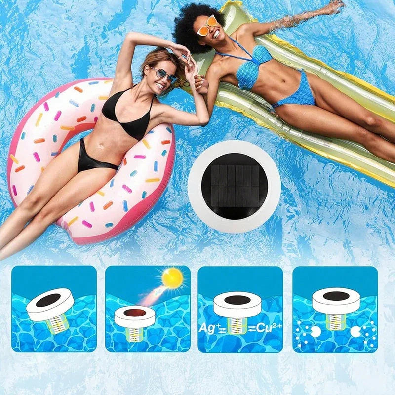 Solar Pool Ionizer with Copper-Silver Anode