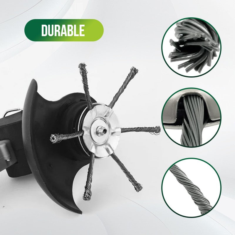 15.2 cm Steel Wire Brush Cutter Trimmer Head