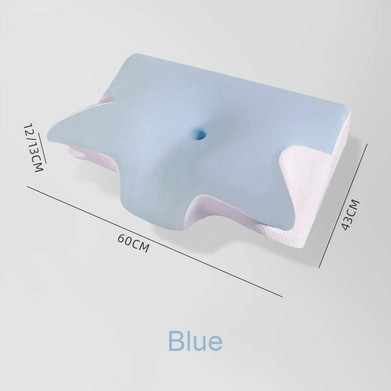 Ergonomic Bamboo Contour Pillow for Neck Pain Relief