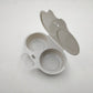 Dual-Cavity Microwave Egg Cooker with Splash-Proof Lid