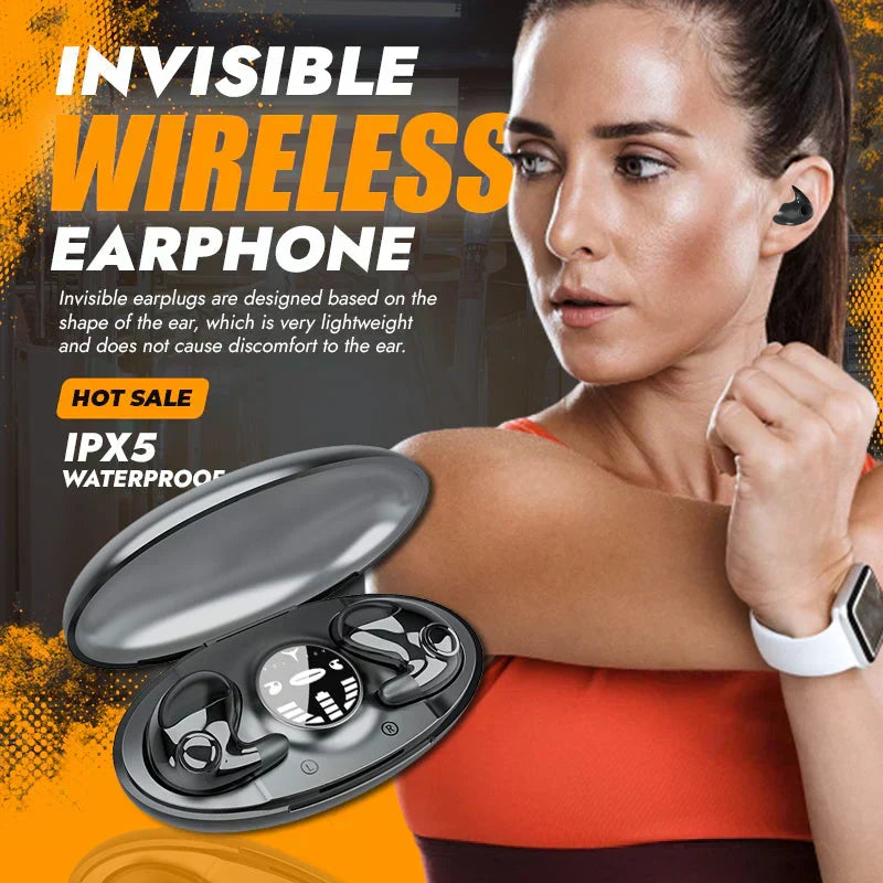 Invisible Sleep Wireless Earphones IPX5 Waterproof