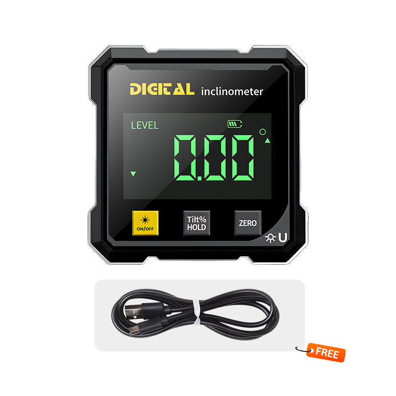 4-Side Magnetic Digital Angle Gauge