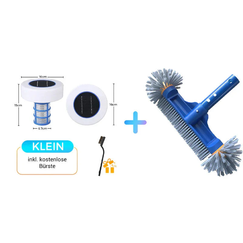 Solar Pool Ionizer with Copper-Silver Anode