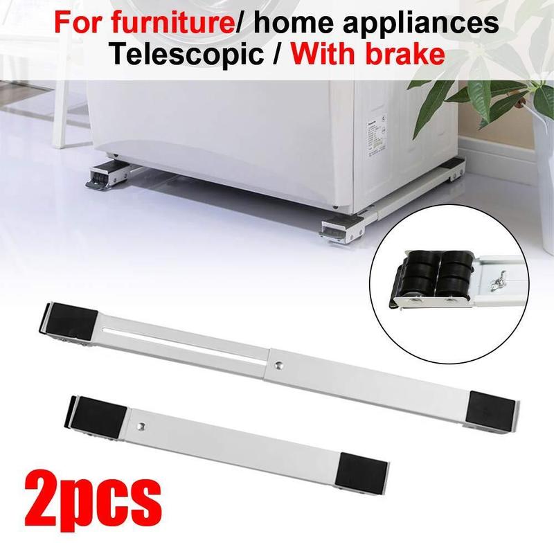Heavy-Duty Adjustable Furniture Roller Bracket 45-70 cm