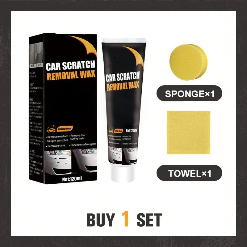 Car Scratch Repair Paste with Sponge and Towel Kit