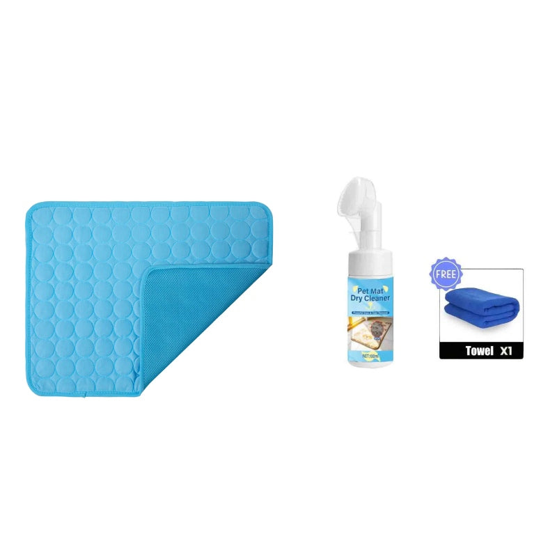 Breathable Pet Cooling Mat Oxford Fabric No-Water Design